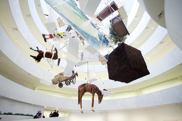 The-Guggenheim-Museum-New-York-City-Maurizio-Cattelan