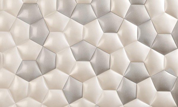 Ceramic walls inspired by mathematics 5